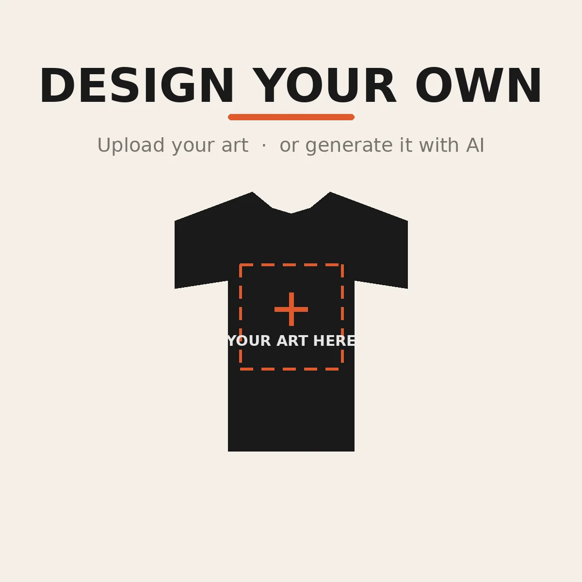 Custom Tee — Your Design — Apparel by Printaholics